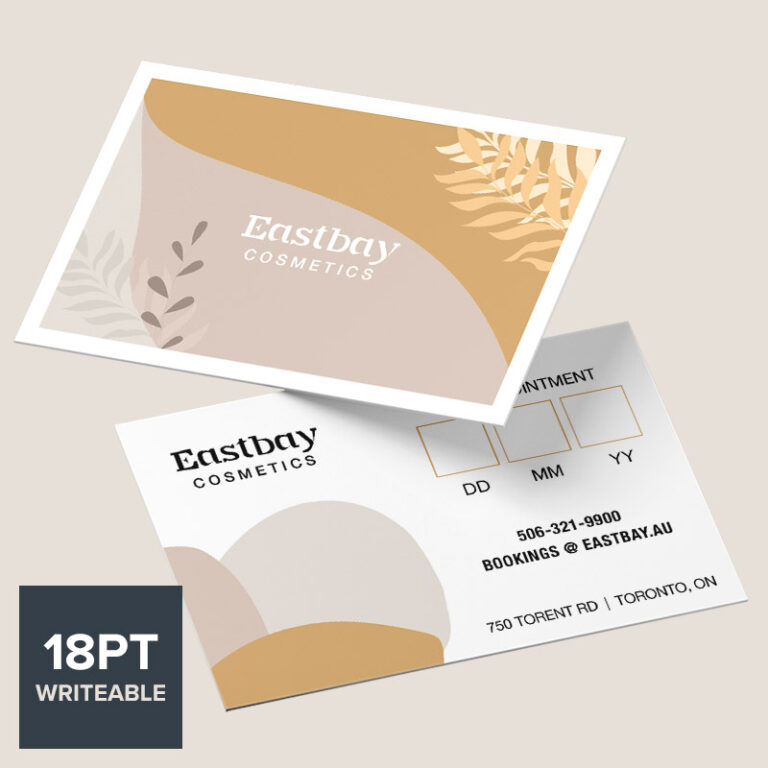writeable business card printing