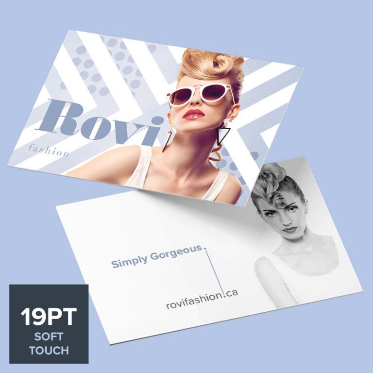 soft touch business card printing