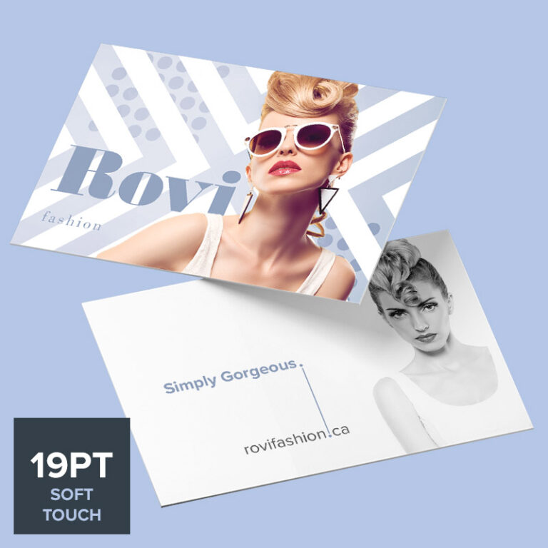 19pt Soft Touch Business Cards