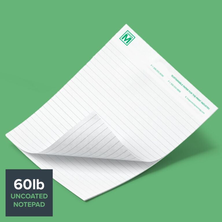 60lb Uncoated Notepads