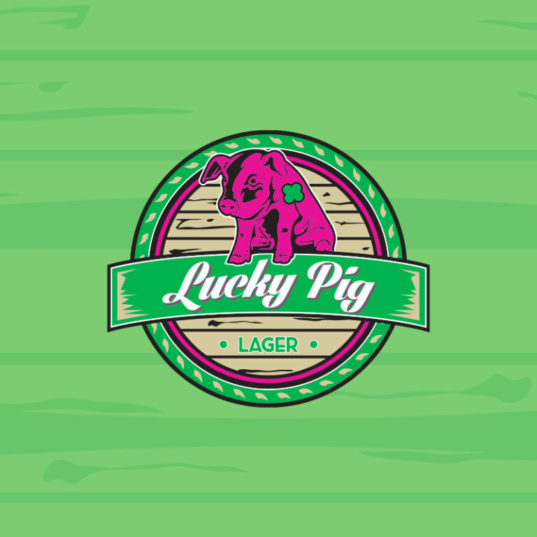 Lucky Pig Lager Logo