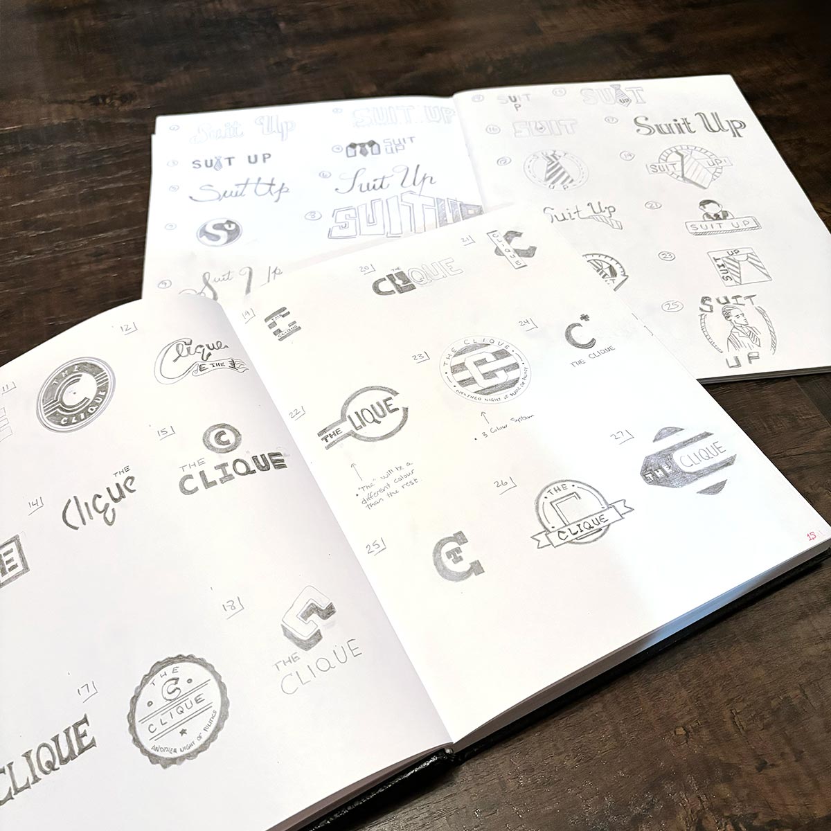 Logo Sketching by Caracal Creative